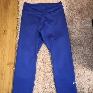 Blue Dri Fit Nike Crops